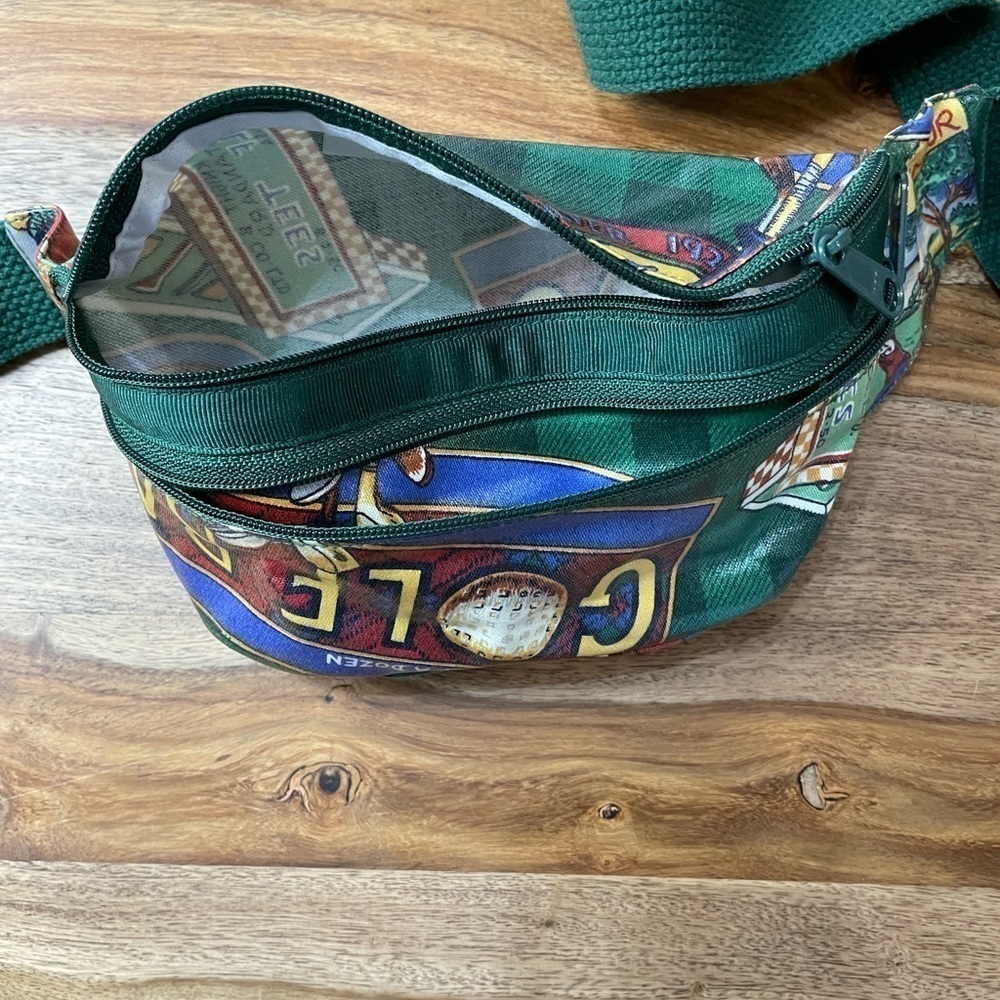 Nordic House Design NYC Unisex Fanny pack Golf Print Green Blue Red Yellow - Picture 5 of 16